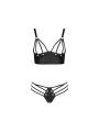 CONJUNTO DE 2 PEÇAS MALWIA BIKINI PRETO TAMANHO QUEEN PASSION