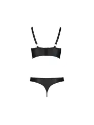 CONJUNTO DE 2 PEÇAS MALWIA BIKINI PRETO TAMANHO QUEEN PASSION