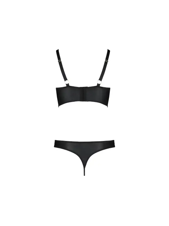 CONJUNTO DE 2 PEÇAS MALWIA BIKINI PRETO TAMANHO QUEEN PASSION