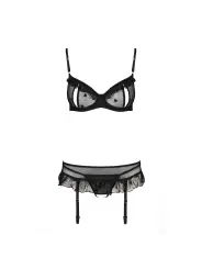 CONJUNTO DE 3 PEÇAS LOVELIA PRETO PASSION