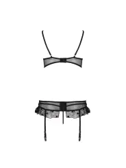 CONJUNTO DE 3 PEÇAS LOVELIA PRETO PASSION