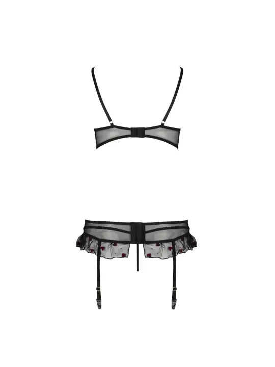 CONJUNTO DE 3 PEÇAS LOVELIA PRETO PASSION