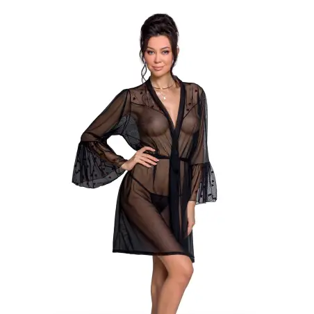 ROBE E TANGA LOVELIA PRETO PASSION