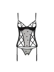 CORPETE E TANGA LOVELIA PRETO PASSION