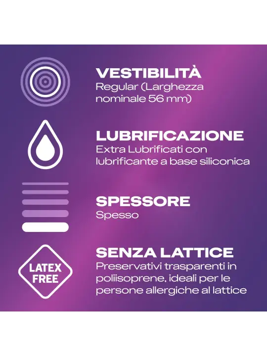 PRESERVATIVOS DUREX NO LATEX 6 UNIDADES