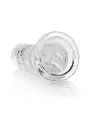 DILDO STRAIGHT REALISTIC CRYSTAL CLEAR 8 /20 CM TRANSPARENTE REALROCK