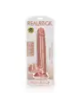 DILDO REALISTA COM TESTÍCULOS STRAIGHT 11 /28 CM FLESH REALROCK