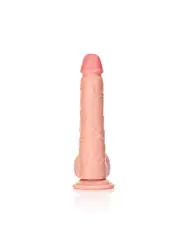 DILDO REALISTA COM TESTÍCULOS STRAIGHT 11 /28 CM FLESH REALROCK