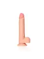 DILDO REALISTA COM TESTÍCULOS STRAIGHT 11 /28 CM FLESH REALROCK