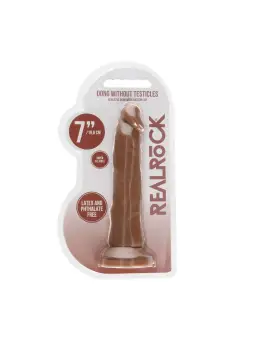 DILDO COM VENTOSA TAN 7 / 17 CM REALROCK