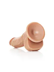 DILDO REALISTA COM TESTÍCULOS CURVED 8 /20,5 CM REALROCK