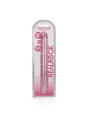 DILDO DUPLO CRYSTAL CLEAR 13 /34 CM ROSA REALROCK