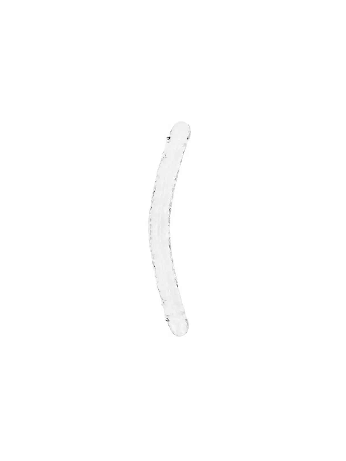 DILDO DUPLO CRYSTAL CLEAR 18 /45 CM TRANSPARENTE REALROCK