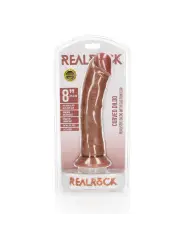 DILDO REALISTA CURVED 8 /20,5 CM REALROCK