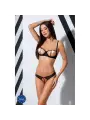 CONJUNTO DE 2 PEÇAS HEIDI PRETO DEVIL COLLECTION PASSION