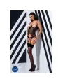 CORPETE E TANGA HEIDI PRETO DEVIL COLLECTION PASSION