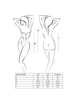 CAMISA DE NOITE E TANGA HANA PRETO PASSION