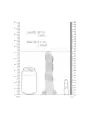 DILDO NON-REALISTIC CRYSTAL CLEAR 7 /17 CM REALROCK