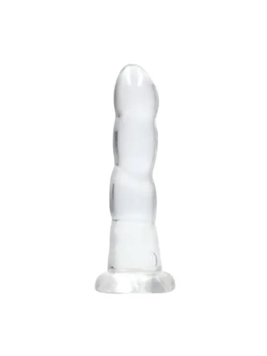 DILDO NON-REALISTIC CRYSTAL CLEAR 7 /17 CM REALROCK