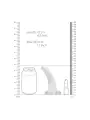 DILDO NON-REALISTIC CRYSTAL CLEAR 5 /11,5 CM REALROCK