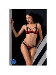 CONJUNTO DE 2 PEÇAS FEMMINA BIKINI VERMELHO DEVIL COLLECTION PASSION