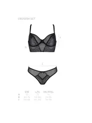 CONJUNTO DE 2 PEÇAS DROSERA PRETO ECO COLLECTION PASSION