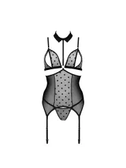 CORPETE E TANGA DOMINICA PRETO DEVIL COLLECTION PASSION