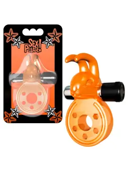 ANEL PARA O PÉNIS COM VIBRAÇÃO SEX PLEASE! BAXTER LARANJA