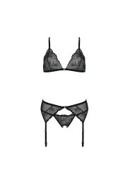 CONJUNTO DE 3 PEÇAS DELIENA PRETO PASSION