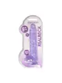 DILDO REALISTA COM TESTÍCULOS CRYSTAL CLEAR 9 /23 CM REALROCK