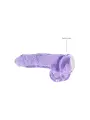 DILDO REALISTA COM TESTÍCULOS CRYSTAL CLEAR 9 /23 CM REALROCK
