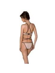 CONJUNTO DE 2 PEÇAS CHIKA BEGE DEVIL COLLECTION PASSION