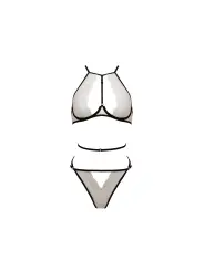 CONJUNTO DE 2 PEÇAS CHIKA BEGE DEVIL COLLECTION PASSION