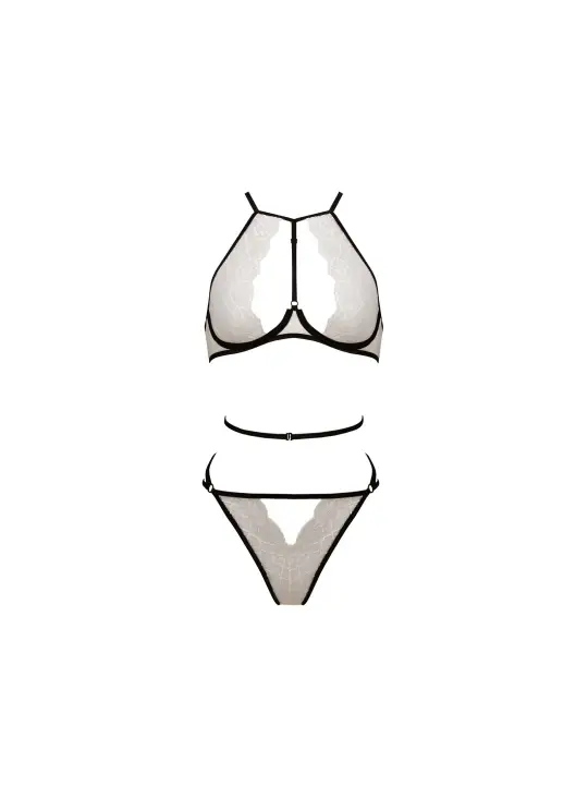 CONJUNTO DE 2 PEÇAS CHIKA BEGE DEVIL COLLECTION PASSION