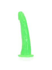 DILDO SLIM REALISTIC GLOW IN THE DARK 6'' / 15,5 CM REALROCK