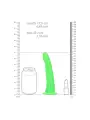 DILDO SLIM REALISTIC GLOW IN THE DARK 6'' / 15,5 CM REALROCK