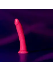 DILDO SLIM REALISTIC GLOW IN THE DARK 8'' / 20 CM ROSA REALROCK
