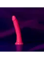 DILDO SLIM REALISTIC GLOW IN THE DARK 8'' / 20 CM ROSA REALROCK
