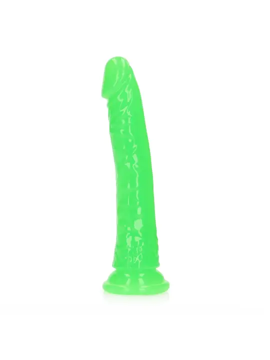 DILDO SLIM REALISTIC GLOW IN THE DARK 8'' / 20 CM REALROCK