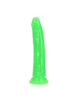 DILDO SLIM REALISTIC GLOW IN THE DARK 8'' / 20 CM REALROCK