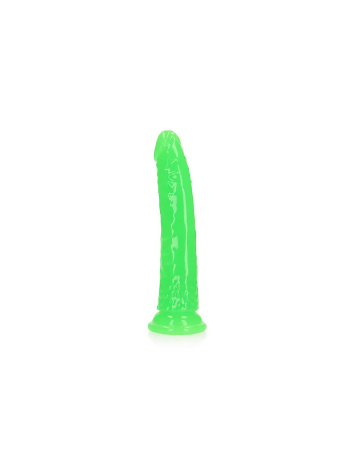 DILDO SLIM REALISTIC GLOW IN THE DARK 8'' / 20 CM REALROCK