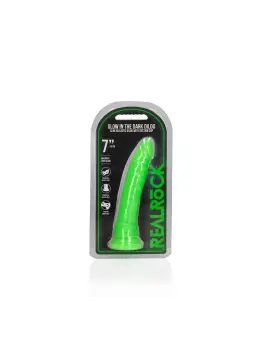 DILDO SLIM REALISTIC GLOW IN THE DARK 7'' / 18 CM REALROCK