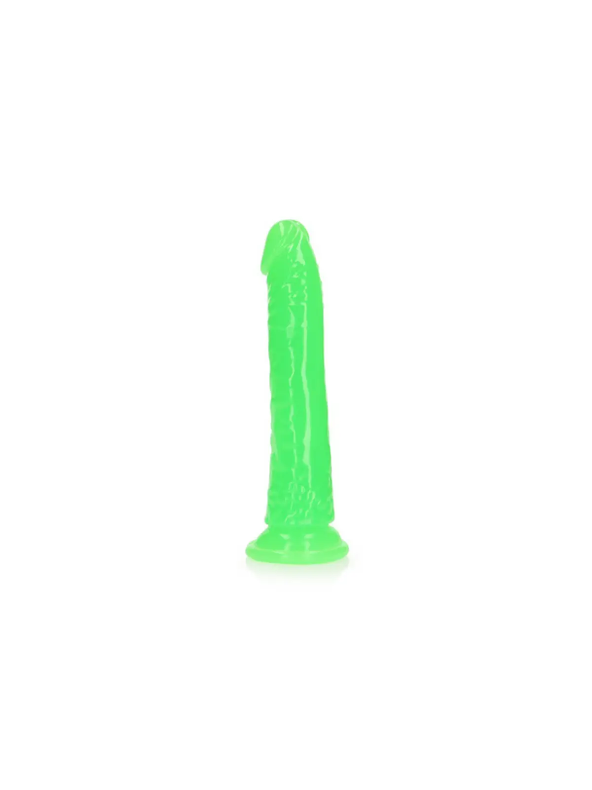 DILDO SLIM REALISTIC GLOW IN THE DARK 7'' / 18 CM REALROCK