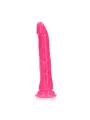 DILDO SLIM REALISTIC GLOW IN THE DARK 9'' / 22,5 CM ROSA REALROCK