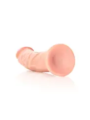 DILDO CURVED REALISTIC 9 /23 CM FLESH REALROCK
