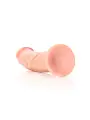 DILDO CURVED REALISTIC 9 /23 CM FLESH REALROCK