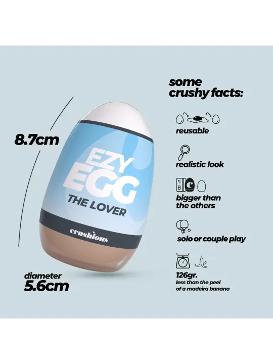 OVO MASTURBADOR EZY EGG THE LOVER CRUSHIOUS