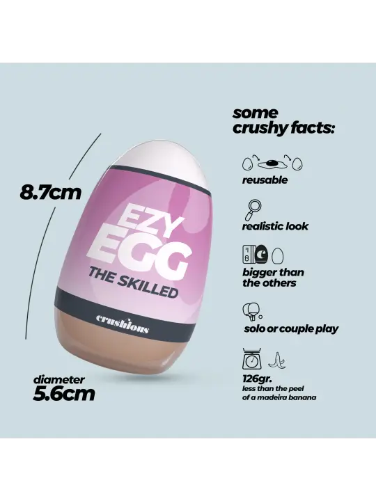OVO MASTURBADOR EZY EGG THE SKILLED CRUSHIOUS OVO MASTURBADOR EZY EGG THE SKILLED CRUSHIOUS