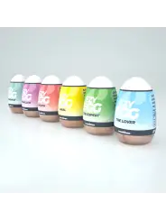 CAIXA COM 6 OVOS MASTURBADORES EZY EGG CRUSHIOUS