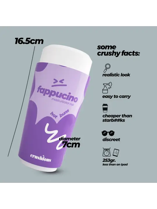 FAPPUCINO HOT BUNS MASTURBADOR ANAL PORTÁTIL CRUSHIOUS